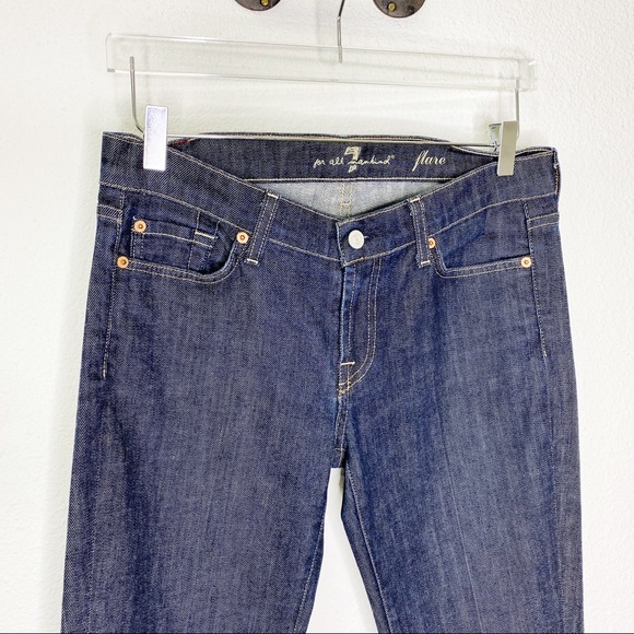 7 For all Mankind Mid Rise Flare Jeans - Picture 2 of 7